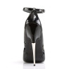 Devious SCREAM-12 Black Spike Steel Heels Stiletto Pumps