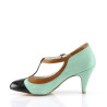 Pin Up Couture PEACH-03 Mint Vegan Leather Sale Women