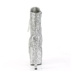 Pleaser ADORE-1020GWR Silver Glitter Sale Women