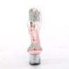 Pleaser SKY-327RSI Silver Strass Rose Sale Women