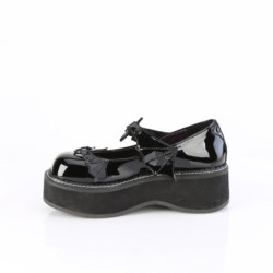 Demonia EMILY-23 Black Patent Platform Women Shoes