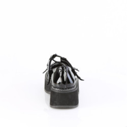 Demonia EMILY-23 Black Patent Platform Women Shoes
