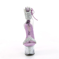 Pleaser SKY-327RSI Silver Strass Lavender Sale Women
