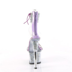 Pleaser SKY-327RSI Silver Strass Lavender Sale Women