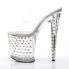 Pleaser STARDUST-802 Transparent Pole Dance Exotic Shoes