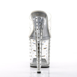 Pleaser STARDUST-802 Transparent Pole Dance Exotic Shoes