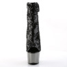 Pleaser ADORE-1008SQ Black Sequins Pewter Chrome Sale