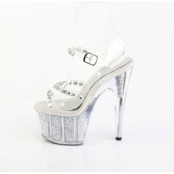 Pleaser ADORE-708PREM-STNG Glitter Platform High Heels