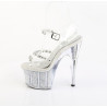 Pleaser ADORE-708PREM-STNG Glitter Platform High Heels