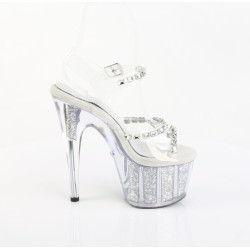 Pleaser ADORE-708PREM-STNG Glitter Platform High Heels