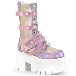 Demonia ASHES-120 Rose Lavender Holographic Patent Sale