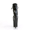 Pleaser ENCHANT-1040 Black Patent Women's Ankle Boots