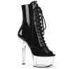 Pleaser ASPIRE-1021 Black Patent Transparent Sale Women