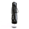 Pleaser ASPIRE-1021 Black Patent Transparent Sale Women