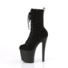 Pleaser ENCHANT-1040 Black Vegan Suede Sale Women