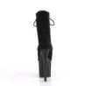 Pleaser ENCHANT-1040 Black Vegan Suede Sale Women