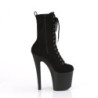 Pleaser ENCHANT-1040 Black Vegan Suede Sale Women