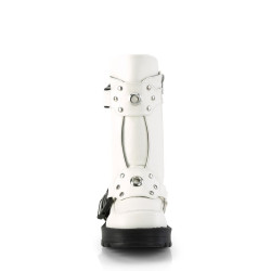 Demonia BRATTY-56 White Vegan Leather Sale Women