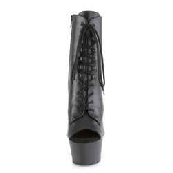 Pleaser ASPIRE-1021 Black Vegan Leather Sale Women