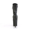 Pleaser ENCHANT-1040 Black Vegan Leather Ankle Boots