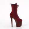 Pleaser ENCHANT-1040 Burgundy Vegan Suede Sale Women
