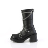 Demonia BRATTY-120 Black Vegan Platform Women Boots