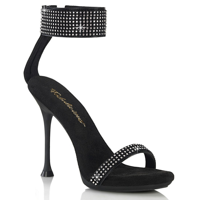 Fabulicious CUPID-440 Ankle Cuff Spike Heeled Sandals Fabulicious CUPID-440 Ankle Cuff Spike Heeled Sandals