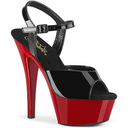 Pleaser KISS-209 Black Patent Red Sale Women
