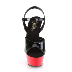 Pleaser KISS-209 Black Patent Red Sale Women