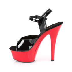 Pleaser KISS-209 Black Patent Red Sale Women