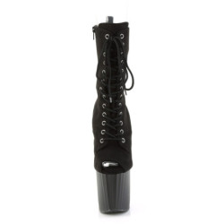 Pleaser ENCHANT-1041FS Black Vegan Suede Sale Women