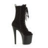 Pleaser ENCHANT-1041FS Black Vegan Suede Sale Women
