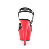 Pleaser KISS-209 Black Patent Red Sale Women