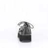 Demonia EMILY-32 Black Vegan Platform Women Shoes