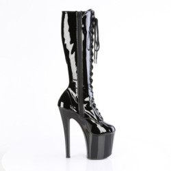 Pleaser ENCHANT-2023 Platform Laced Knee High Boots