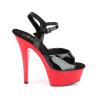 Pleaser KISS-209 Black Patent Red Sale Women