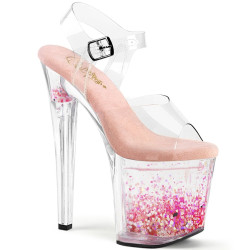 Pleaser ENCHANT-708-03 Floating Glitter Platform High Heel