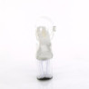 Pleaser ENCHANT-708 Clear Platform High Heeled Pole Shoes