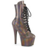 Pleaser MOON-708SK Transparent Black Pewter Sale Women