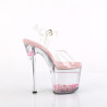 Pleaser ENCHANT-708-03 Floating Glitter Platform High Heel