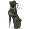 Pleaser FLAMINGO-1020CAMO Green Camouflage Fabric Sale