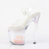 Pleaser ENCHANT-708-01 Floating Glitter Platform High Heel