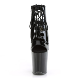 Pleaser FLAMINGO-800-20 Patent Platform High Heel Boots