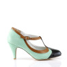 Pin Up Couture PEACH-03 Mint Vegan Leather Sale Women