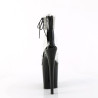 Pleaser FLAMINGO-824RS Transparent Black Sale High Heels
