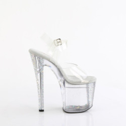 Pleaser ENCHANT-708-04 Floating Glitter Platform High Heel