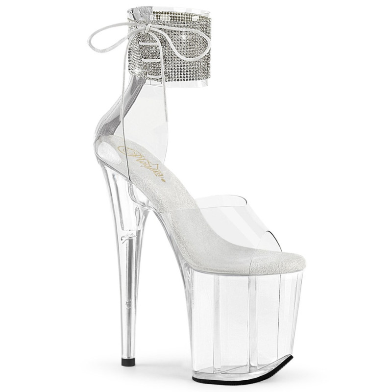 Pleaser FLAMINGO-824RS Transparent Sale Women Pleaser FLAMINGO-824RS Transparent Sale Women