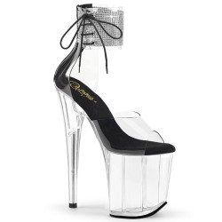 Pleaser FLAMINGO-824RS Transparent Black Sale Women
