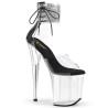 Pleaser FLAMINGO-824RS Transparent Black Sale Women