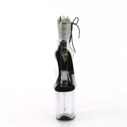 Pleaser FLAMINGO-824RS Transparent Black Sale Women